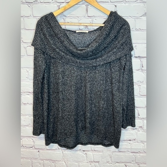 ENTI CLOTHING COWL NEVK OVERSIZED SLOUCHY SUPER SOFT TOP SWEATER SIZE SMALL - Picture 1 of 7